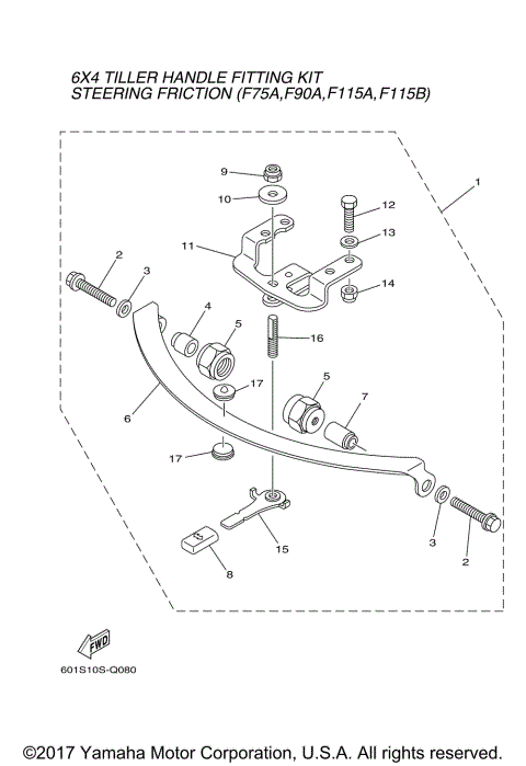 STEERING FRICTION F75 F90 F115