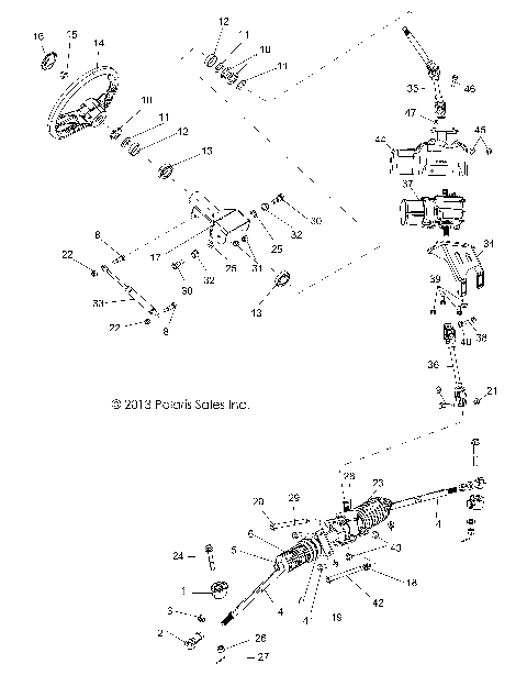 STEERING, STEERING ASM. - Z14XE7EAL/X (49RGRSTEERING14RZR4)