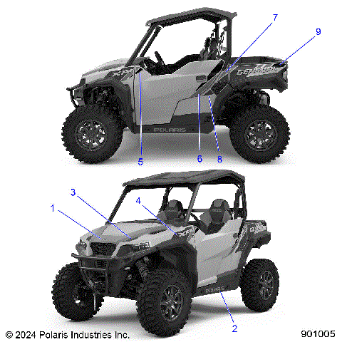 BODY, DECALS - G25GXE99 (901005)