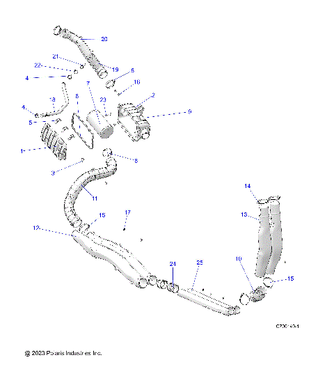 ENGINE, AIR INTAKE SYSTEM - R25RSF99AY/AL (C700149-1)