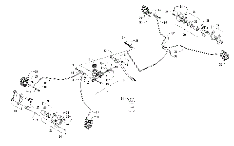 FRONT AND REAR BRAKE ASSEMBLY [300976]