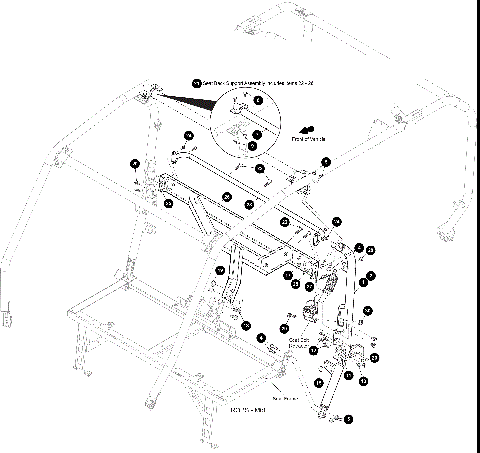 ROPS - SIDE VERTICAL BAR