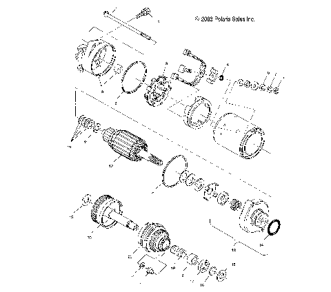 STARTING MOTOR - W045402DA (4990599059B13)