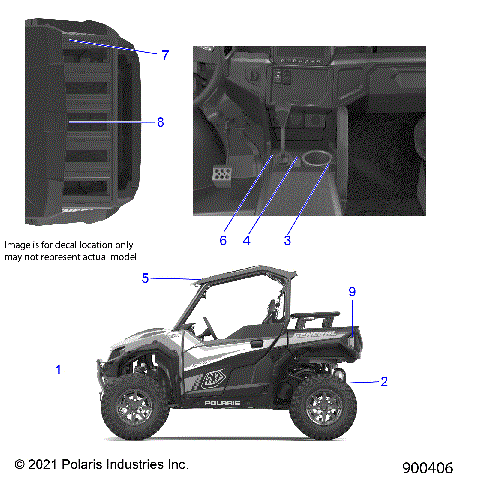 BODY, DECALS, WARNING - G22GXK99AR/BR (900111)