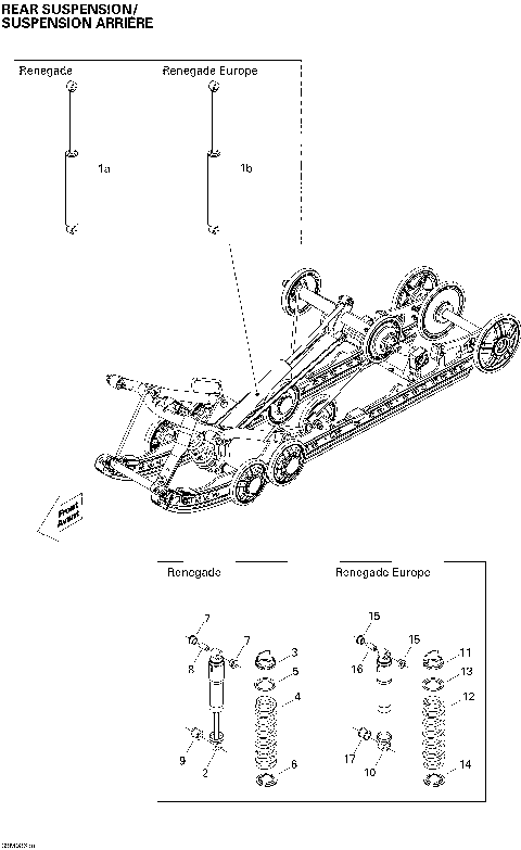 08- Rear Suspension Shocks Renegade