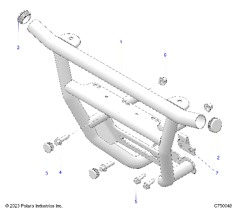 CHASSIS, FRONT BUMPER - G25GXP99 (C750048)