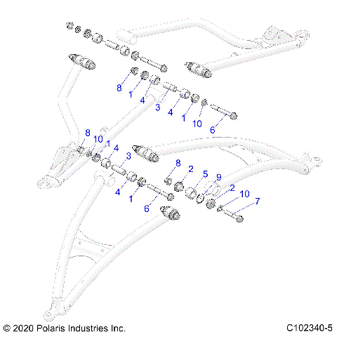 SUSPENSION, FRONT A-ARM, MOUNTING - A26SLZ95AF (C102340-5)
