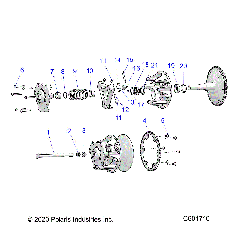 DRIVE TRAIN, CLUTCH, PRIMARY - S22EKB6PSL (C601710)