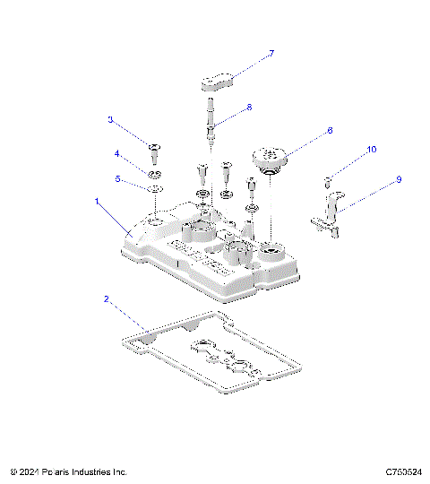 ENGINE, VALVE COVER - Z25NMB99A4/B4 (C750524)