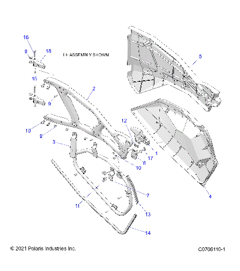 BODY, DOORS, FRONT - Z22NAM99AR (C0706110-1)