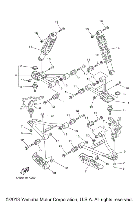 FRONT SUSPENSION WHEEL