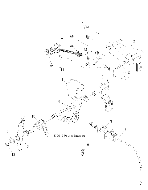 ENGINE, THROTTLE PEDAL - Z16VHA57A2/EAK/AS (49RGRTHROTTLEPEDAL13RZRXP4)