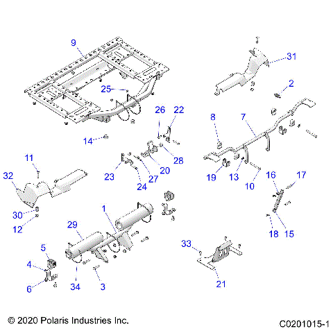 BODY, BOX, REAR FRAME AND PIVOT - A23SWE57F1/S57C1/C2/E1/E2 (C0201015-1)