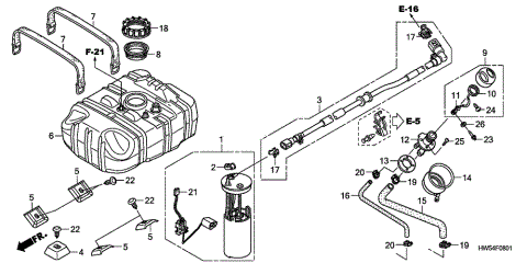 FUEL TANK (ARX1500N3)