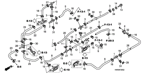 WATER HOSE (ARX1500N3)   (1)