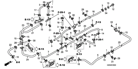 WATER HOSE (ARX1500T3)   (1)