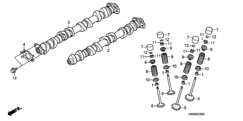CAMSHAFT@VALVE