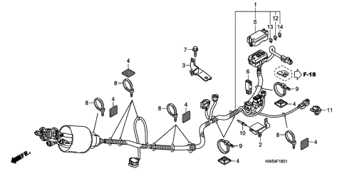 WIRE HARNESS (FRAME)