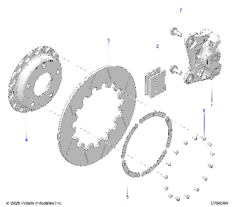 BRAKES, CALIPER AND BRAKE DISC, REAR - Z26RRE2KAL (C760098)