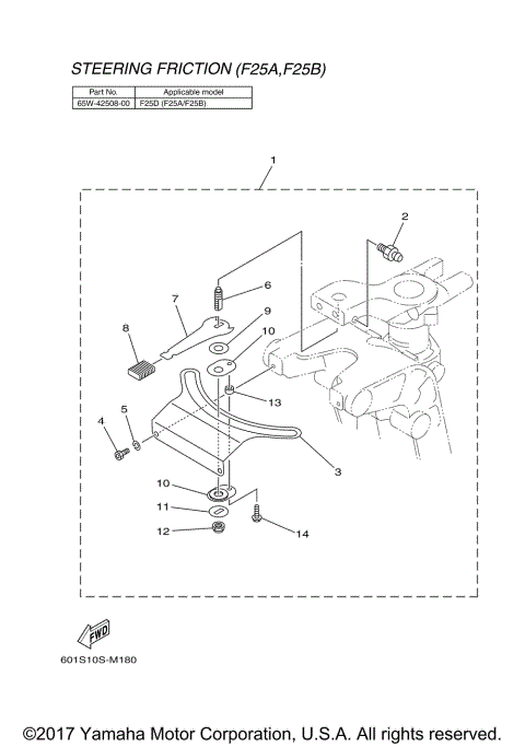STEERING FRICTION F25