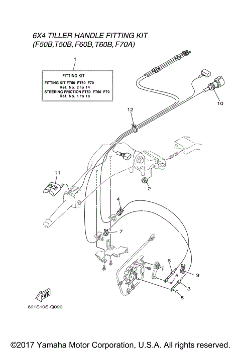 FITTING KIT FT50 FT60 F70
