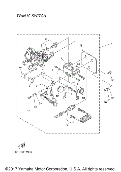 SWITCH PANEL CONVENTIONAL TWIN