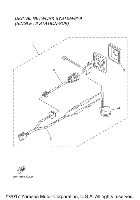CLP SWITCH PANEL SINGLE (2ND HELM)
