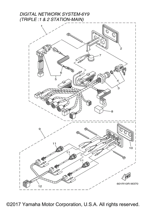 CLP SWITCH PANEL TRIPLE (MAIN)