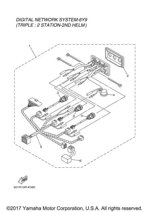 CLP SWITCH PANEL TRIPLE (2ND HELM)
