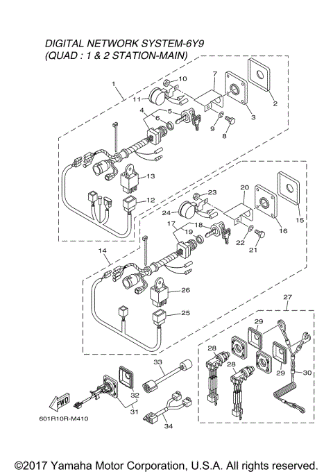 CLP SWITCH PANEL QUAD (MAIN STBD)