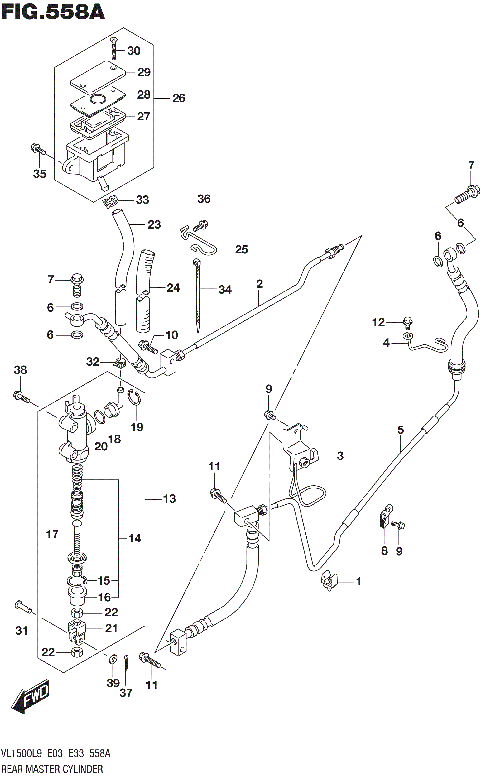REAR MASTER CYLINDER