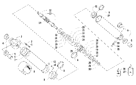 FRONT SUSPENSION SHOCK ABSORBER [95244]