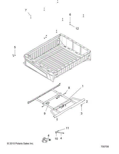 BODY, BOX MOUNTING AND LATCH