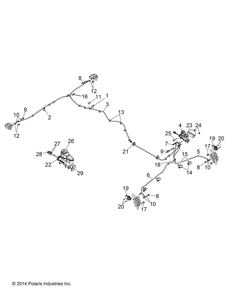 BRAKES, BRAKE LINES AND MASTER CYLINDER