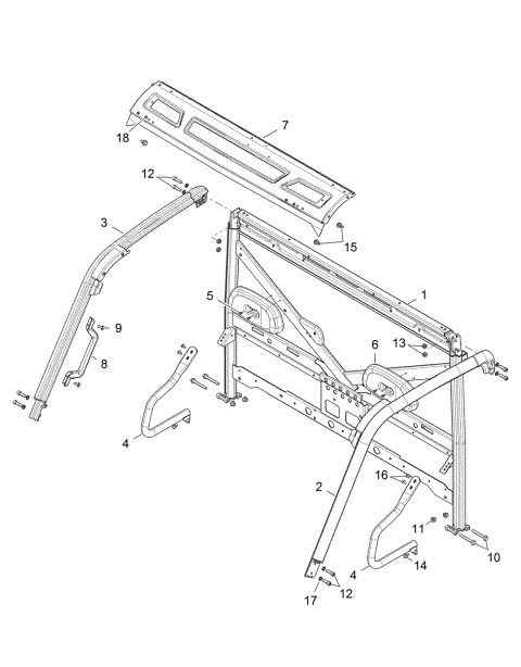 CHASSIS, CAB FRAME
