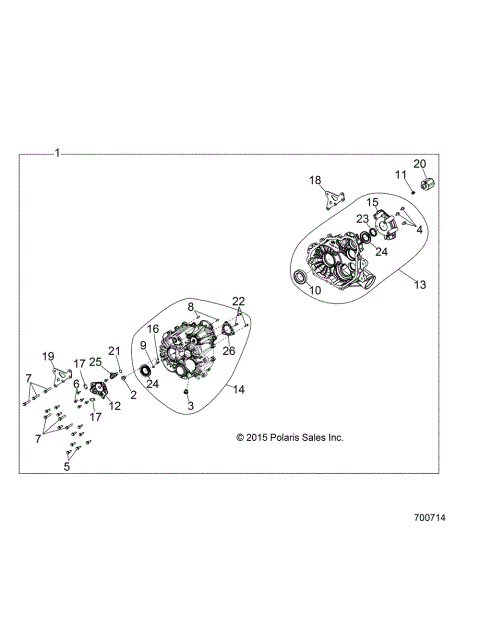 DRIVE TRAIN, MAIN GEARCASE INTERNALS 2