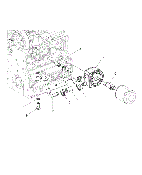 ENGINE, OIL COOLING SYSTEM