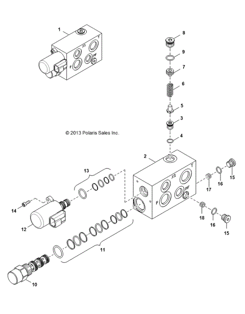 HYDRAULICS, MANIFOLD VALVE