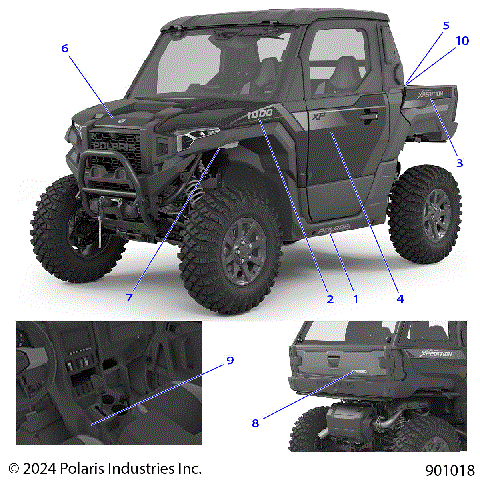 BODY, DECALS, GRAPHICS - G25G2W99AP/BP