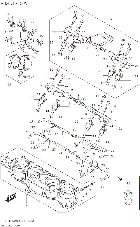 THROTTLE BODY (E33)