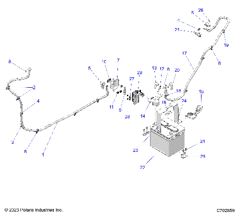 ELECTRICAL, BATTERY/CABLES - G24G2K99A/99B (C702859)
