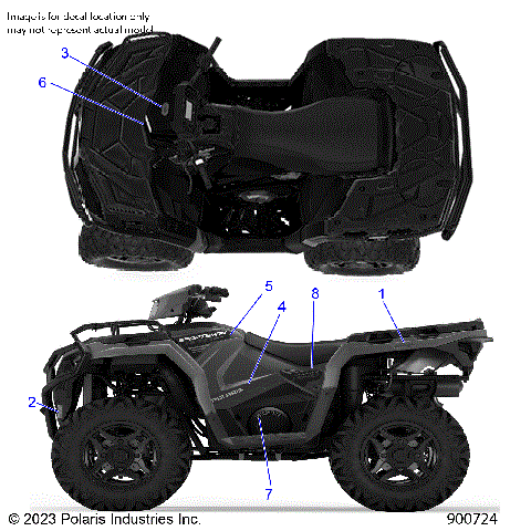 BODY, DECALS, GRAPHIC - A25SHY57AL/AN (900724-01)