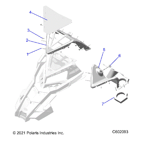 BODY, HOOD, PLENUM ASM. - S22MDX6DSA/6DEA (600748)