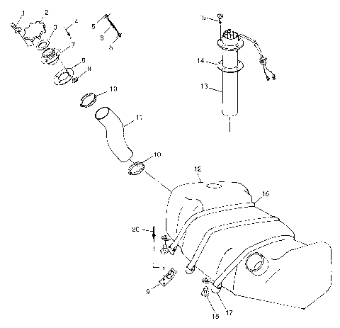 FUEL TANK - B974978 (4941254125a009)