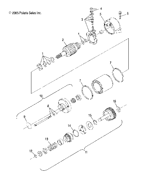 ENGINE, STARTING MOTOR - A07LB27FA/LH27FB (4999202079920207D10)