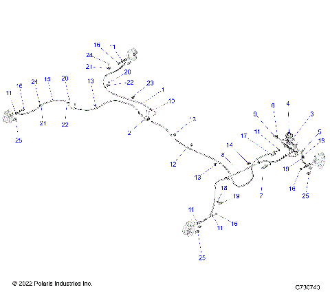 BRAKES, LINES and MASTER CYLINDER - R25CCA57A1 (C730743)