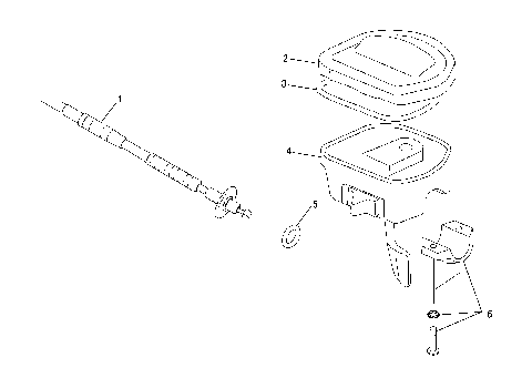 CONTROLS, THROTTLE ASM./CABLE - A07TH76AU/TN76AF/AL/AU (4999204069920406B13)