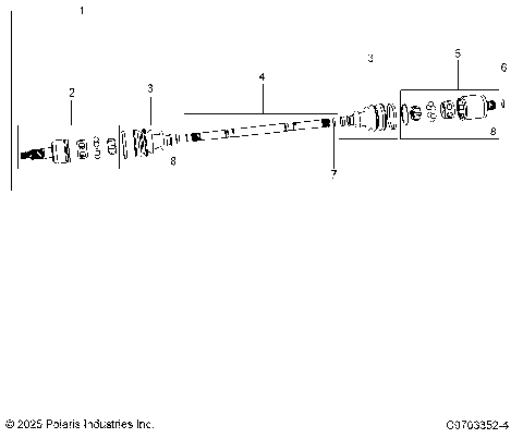 DRIVE TRAIN, FRONT HALF SHAFT