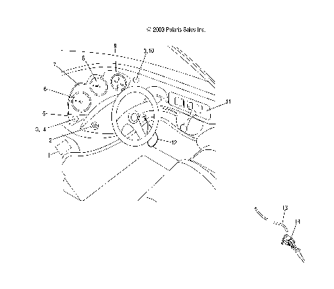 INSTRUMENTS - B045606DA/DC/DB/DD/B045706CA/CC/CB/CD/B045607CA/CC/CB/CD/B045707CA/CC/CB/CD (4990669066A08)