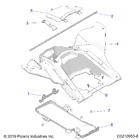 BODY, STORAGE, REAR - A23SGE95AN (C0210953-8)